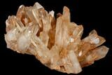 Tangerine Quartz Crystal Cluster - Madagascar #112811-3